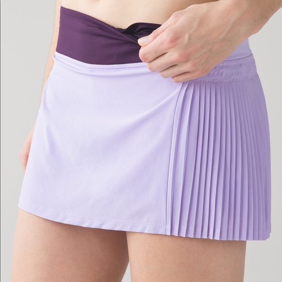 Lavender pleated lululemon Skort